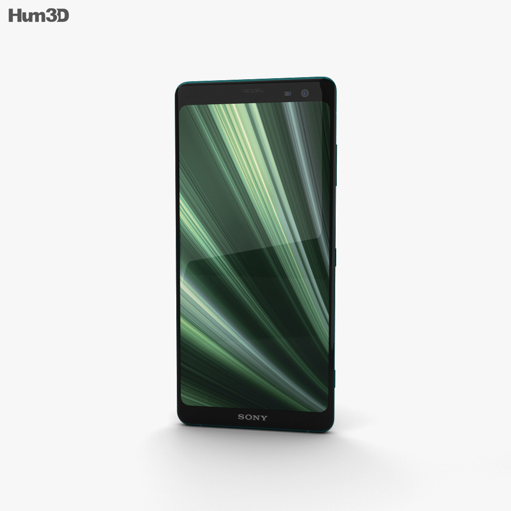 Sony Xperia XZ3 Forest Green 3D模型- 下载电子产品on 3DModels.org