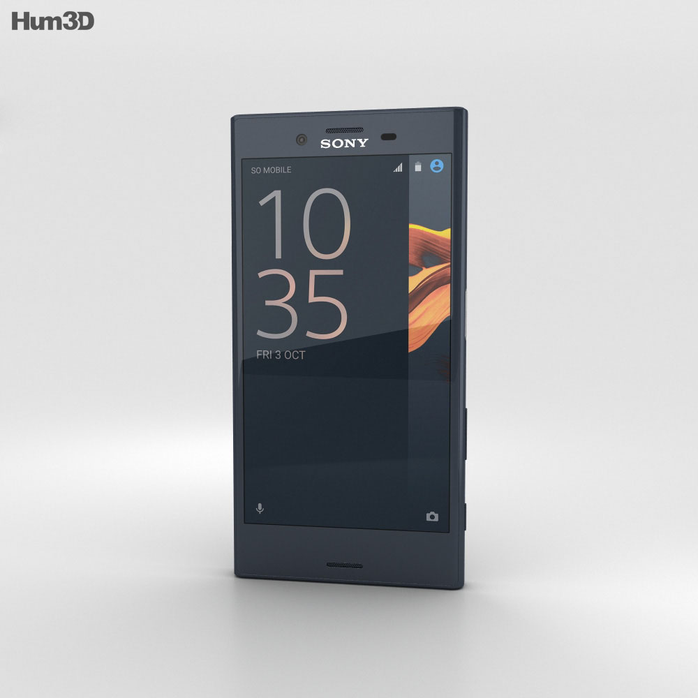 Sony Xperia X Compact Universe Black 3D 모델 