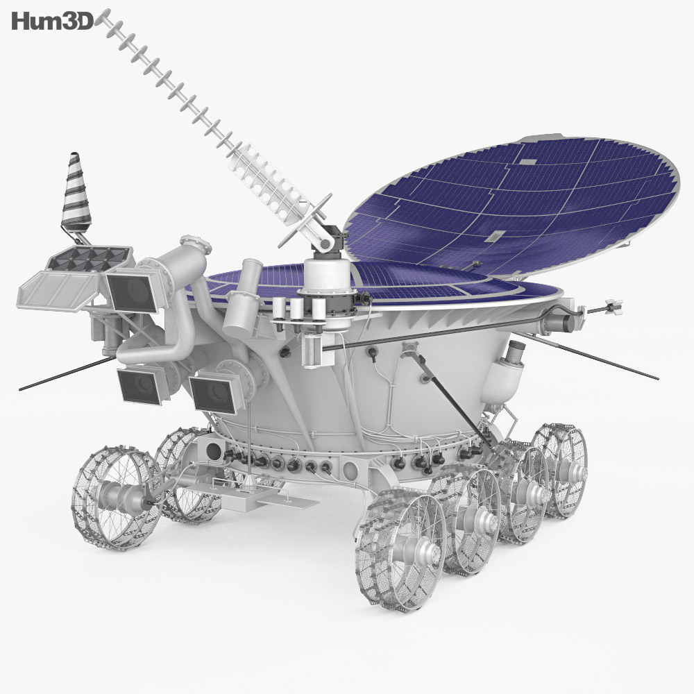 Lunokhod 2 3d model
