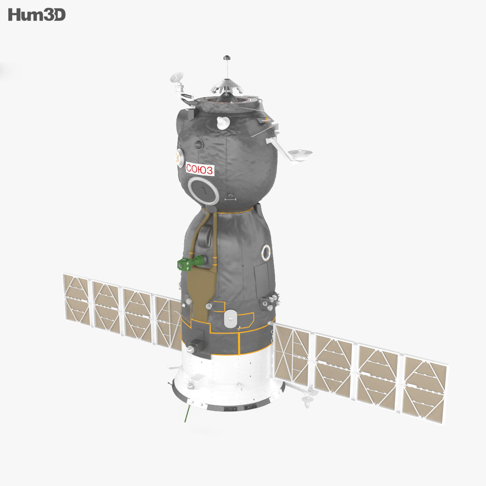 Soyuz TMA-01M Modelo 3d