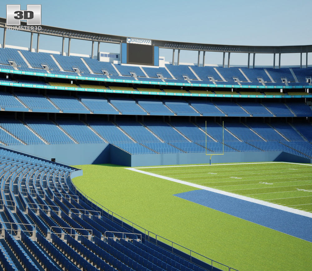 San Diego Stadium 3D-Modell