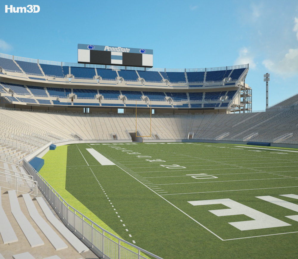 Beaver Stadium Modello 3D