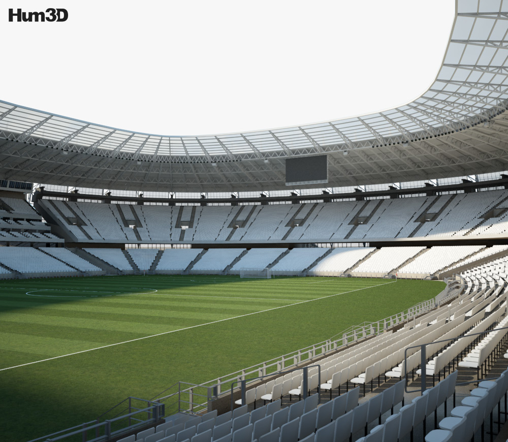 Estádio Plácido Aderaldo Castelo 3D-Modell
