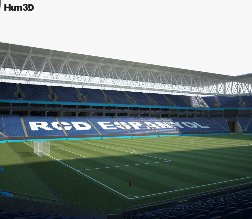 RCDE Stadium 3D-Modell