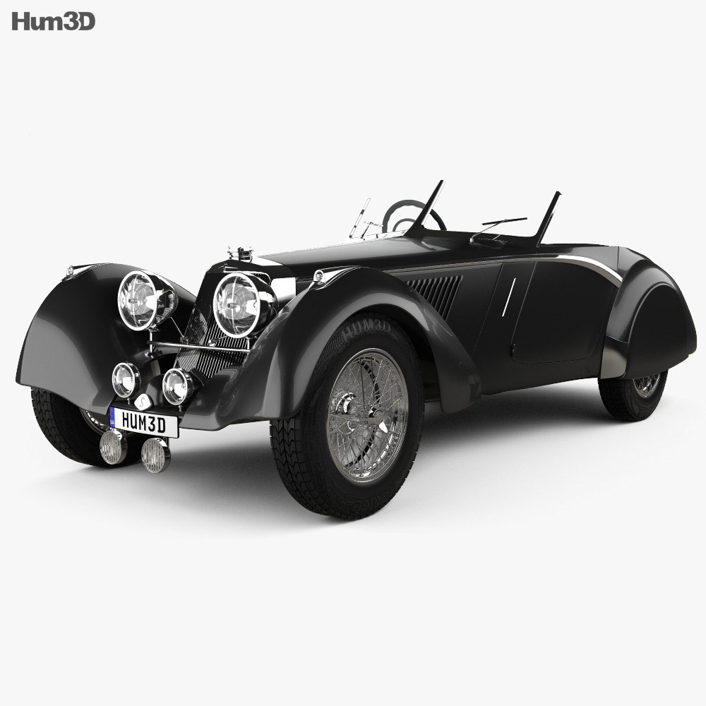 Squire Corsica Roadster 1936 3D-Modell