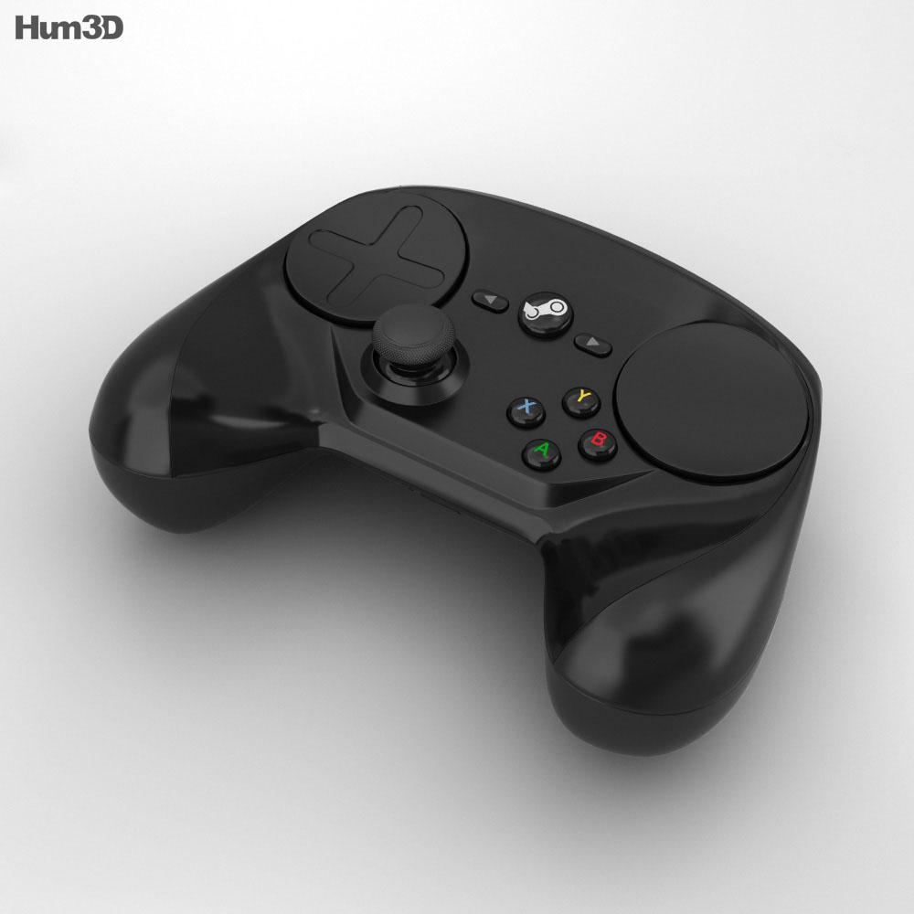 Steam Игровой контроллер 3D модель