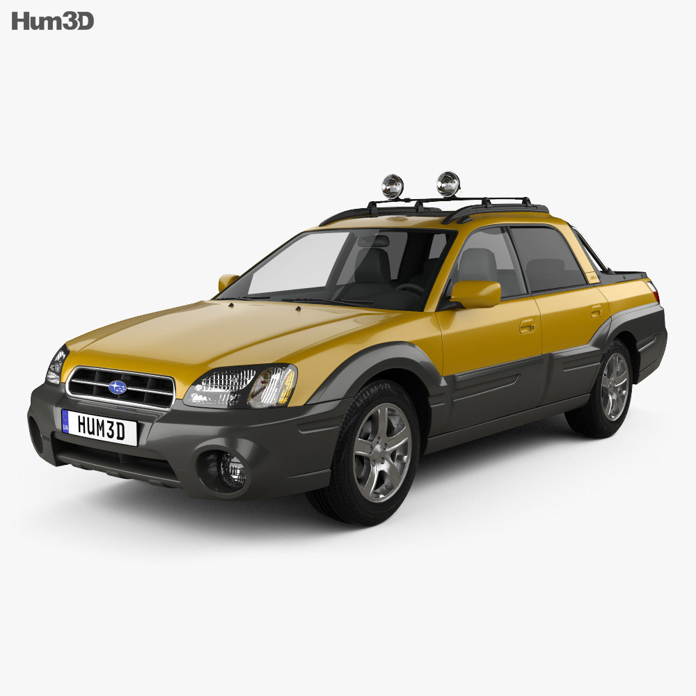 Subaru Baja 2006 3D 모델 