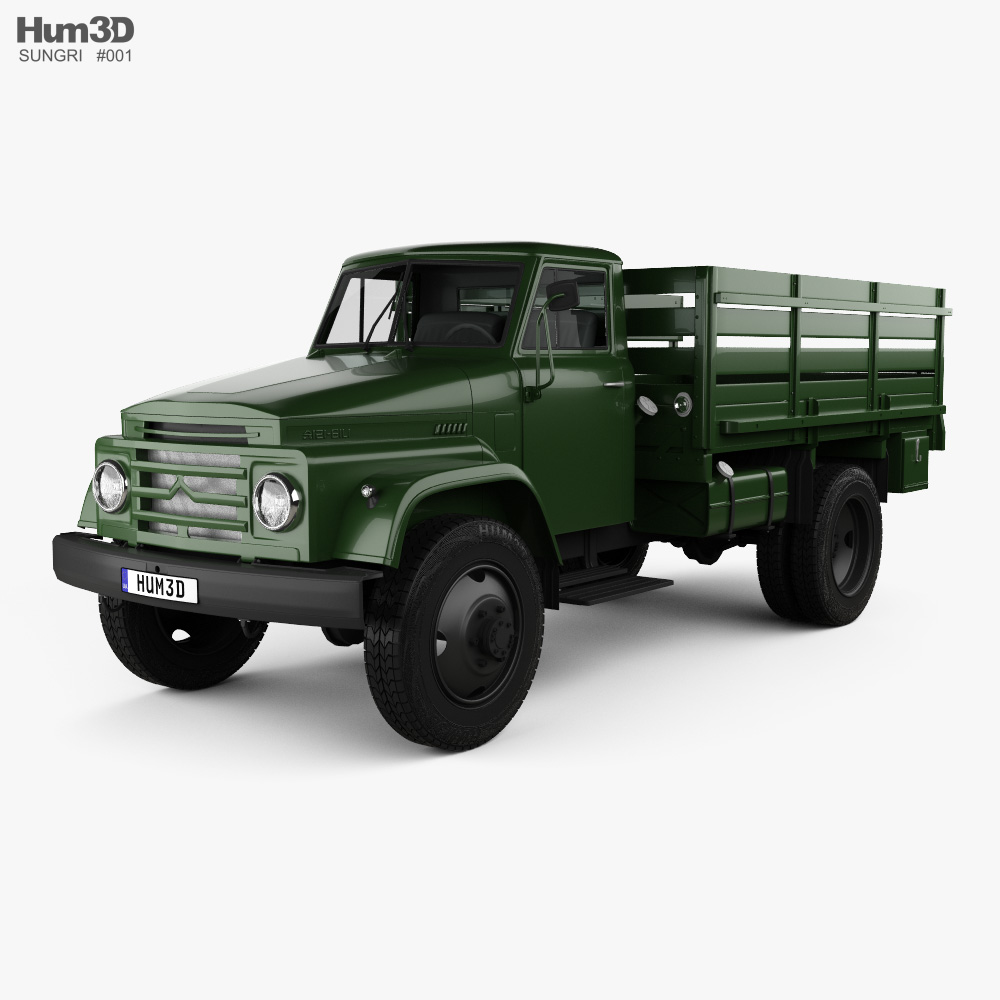 Sungri 61NA Бортовой грузовик 1979 3D модель