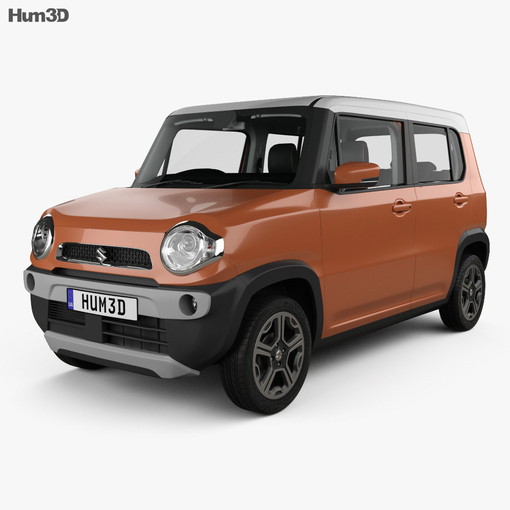 Suzuki Hustler mit Innenraum 2016 3D-Modell