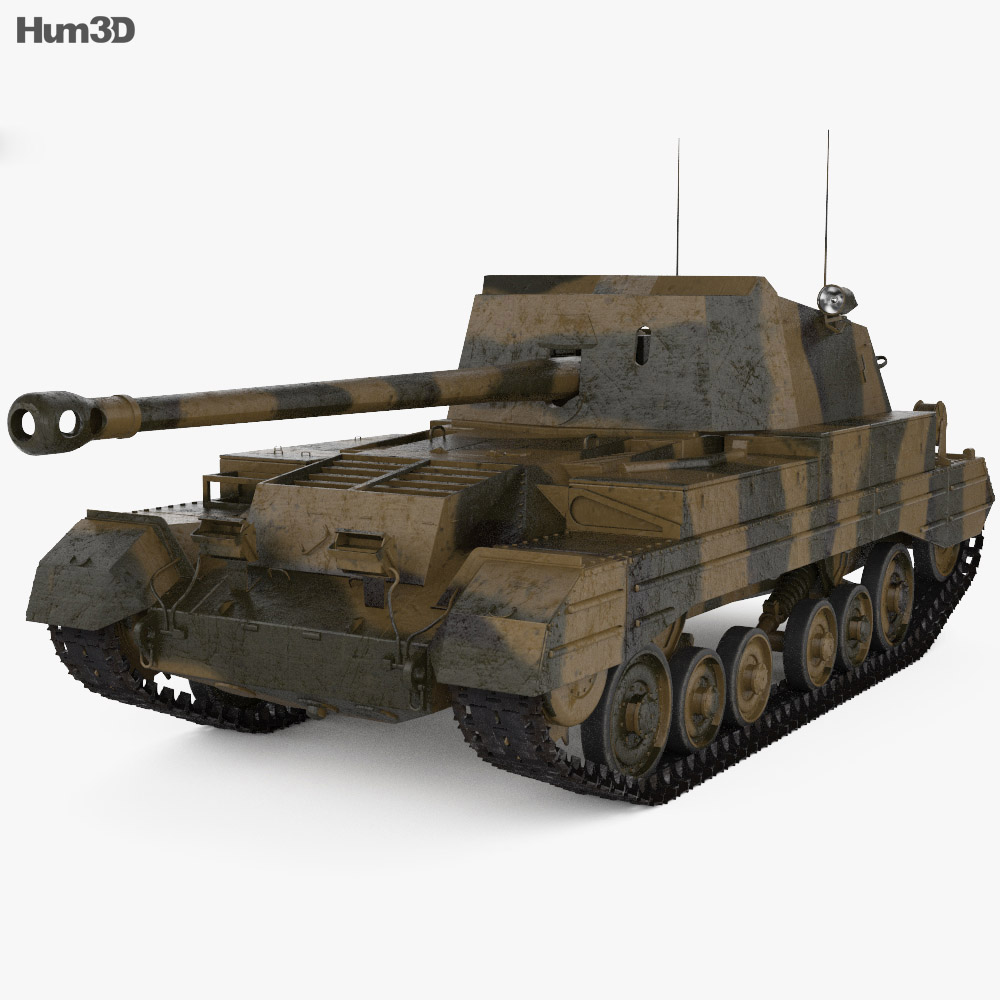 Archer Tank Destroyer 3D-Modell