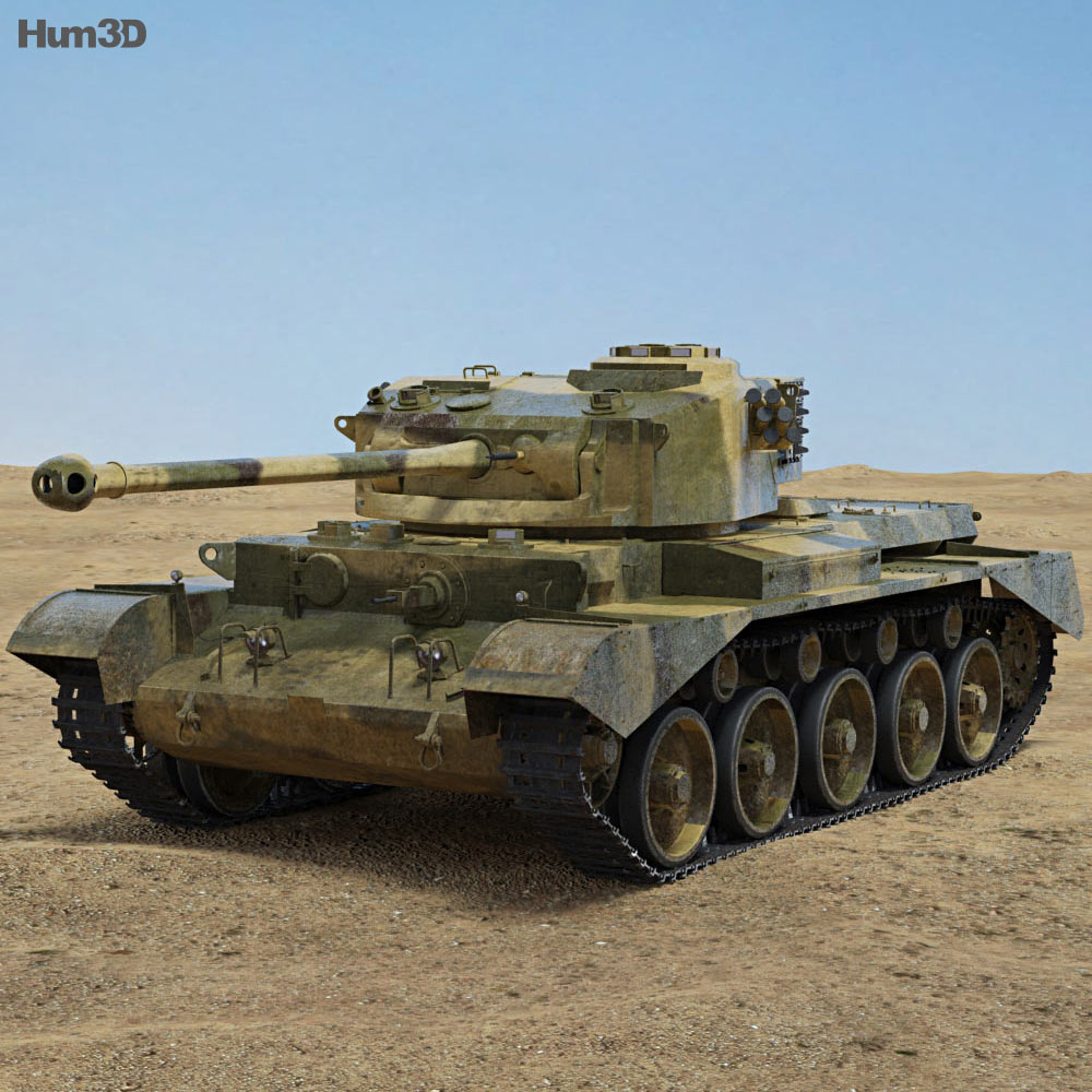 Comet Panzer 3D-Modell
