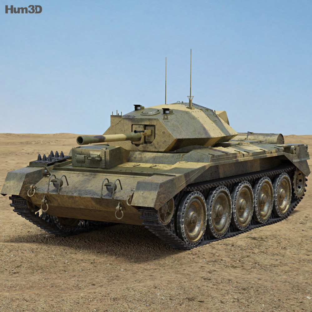 Crusader Tank Mk III 3d model