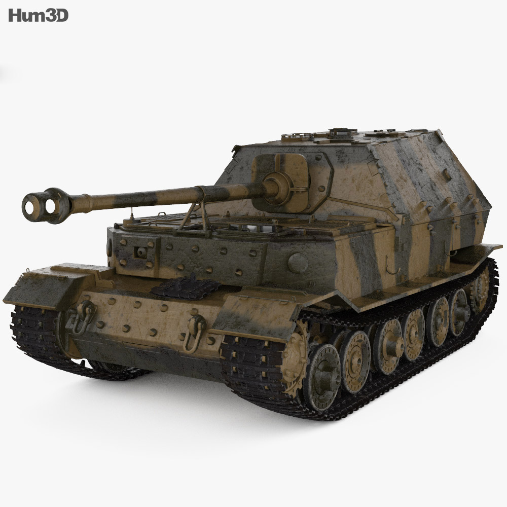 Elefant Jagdpanzer 3D-Modell