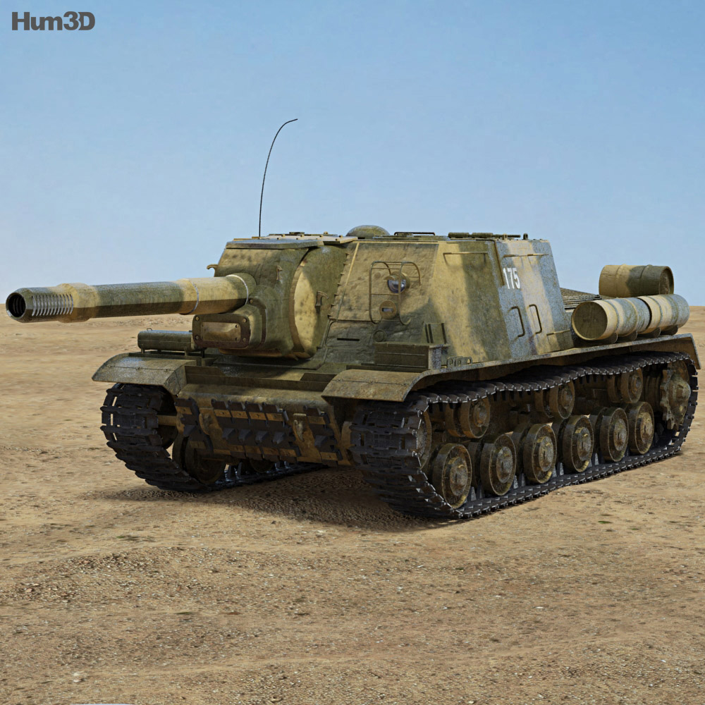 ISU-152 3D-Modell