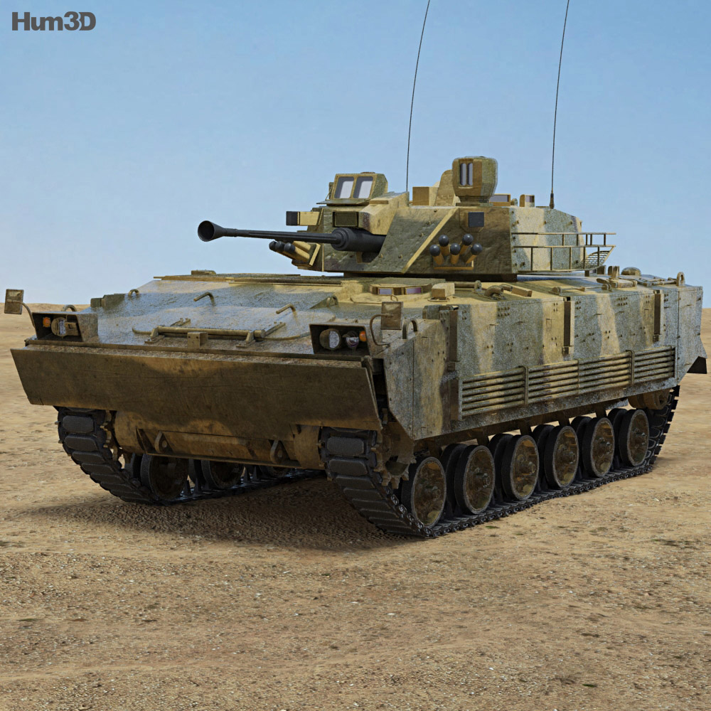 K21 бойова машина піхоти 3D модель