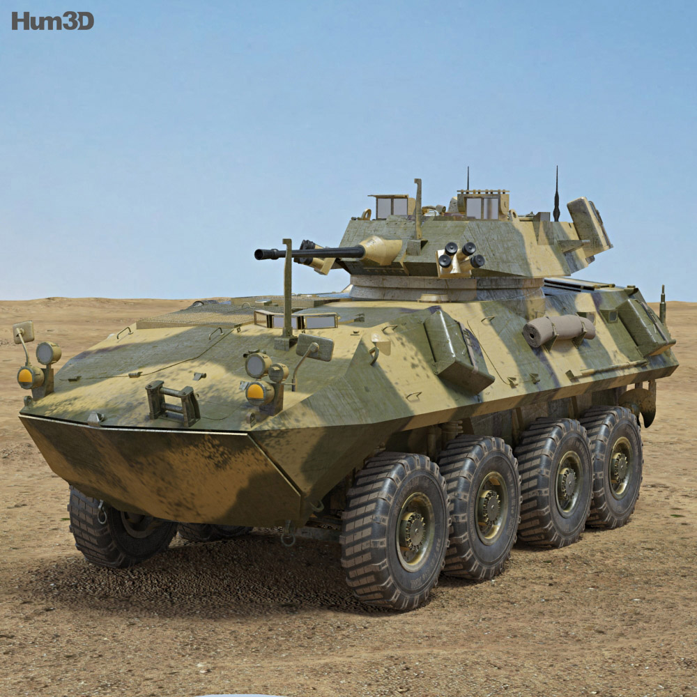 LAV-25裝甲車 3D模型