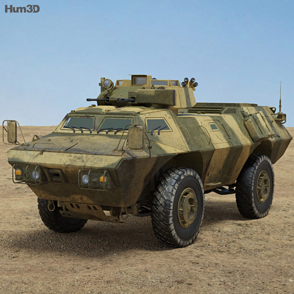 M1117装甲警備車 3Dモデル