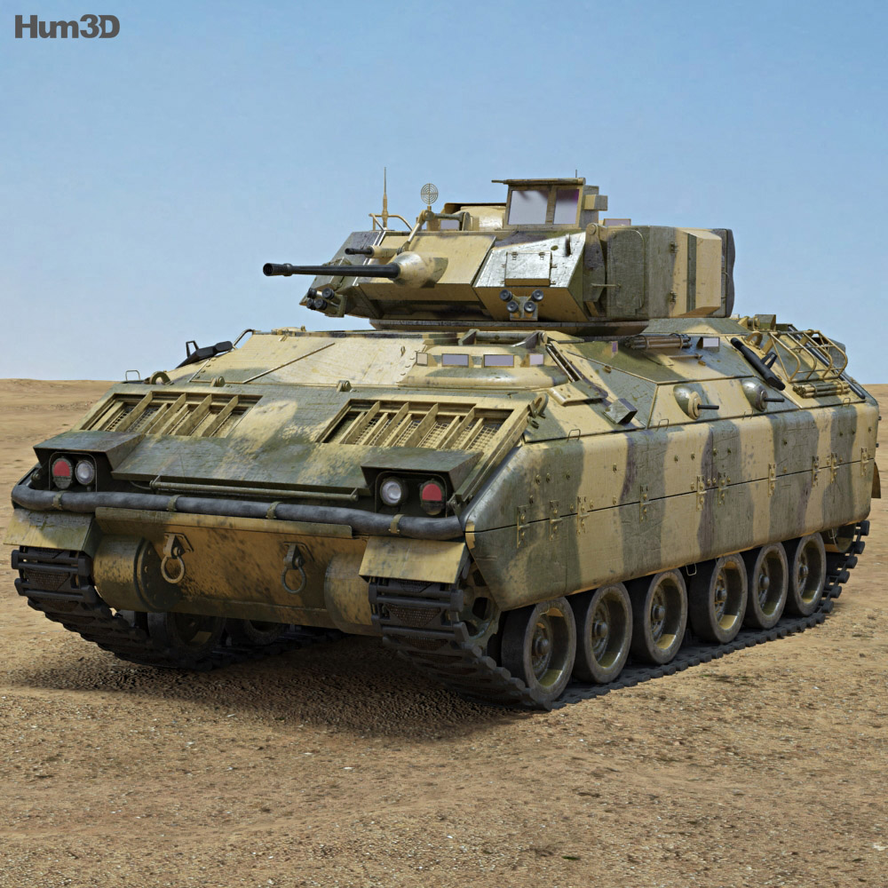M2A1 Bradley 3Dモデル