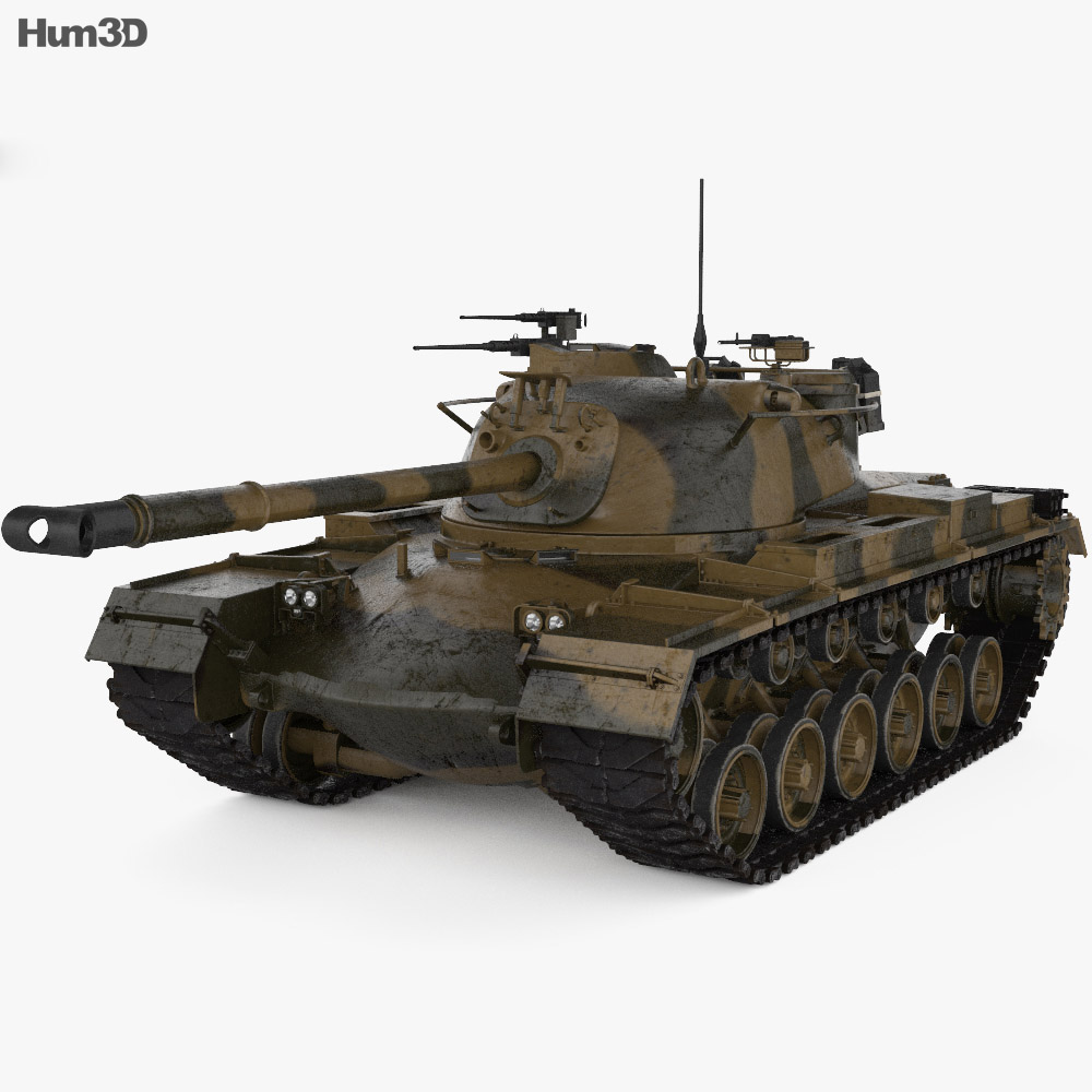 M48 Patton 3Dモデル