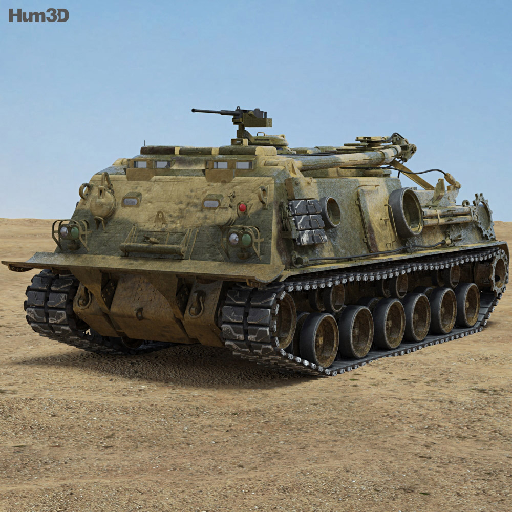 M88裝甲救濟車 3D模型