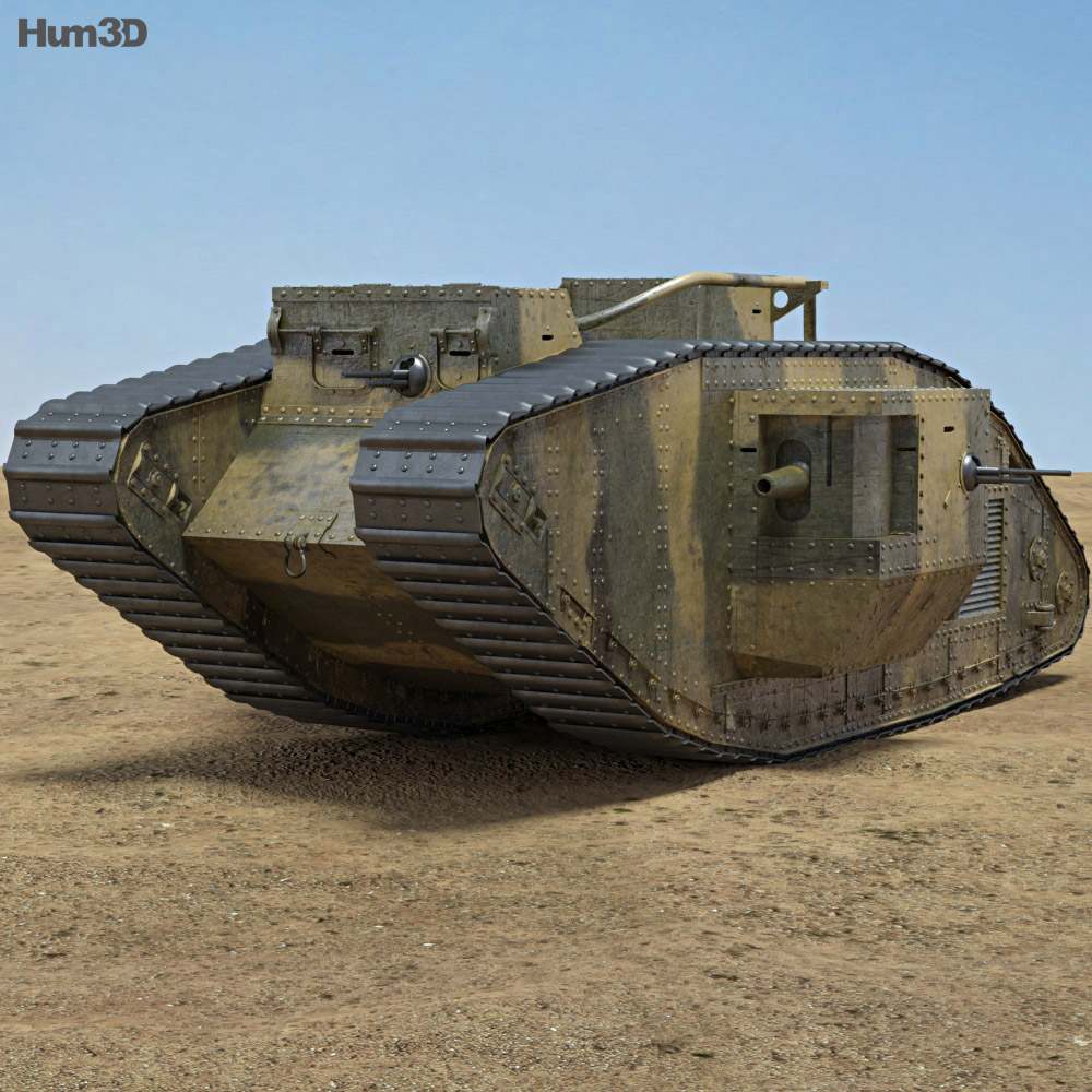 Mark V Panzer 3D-Modell