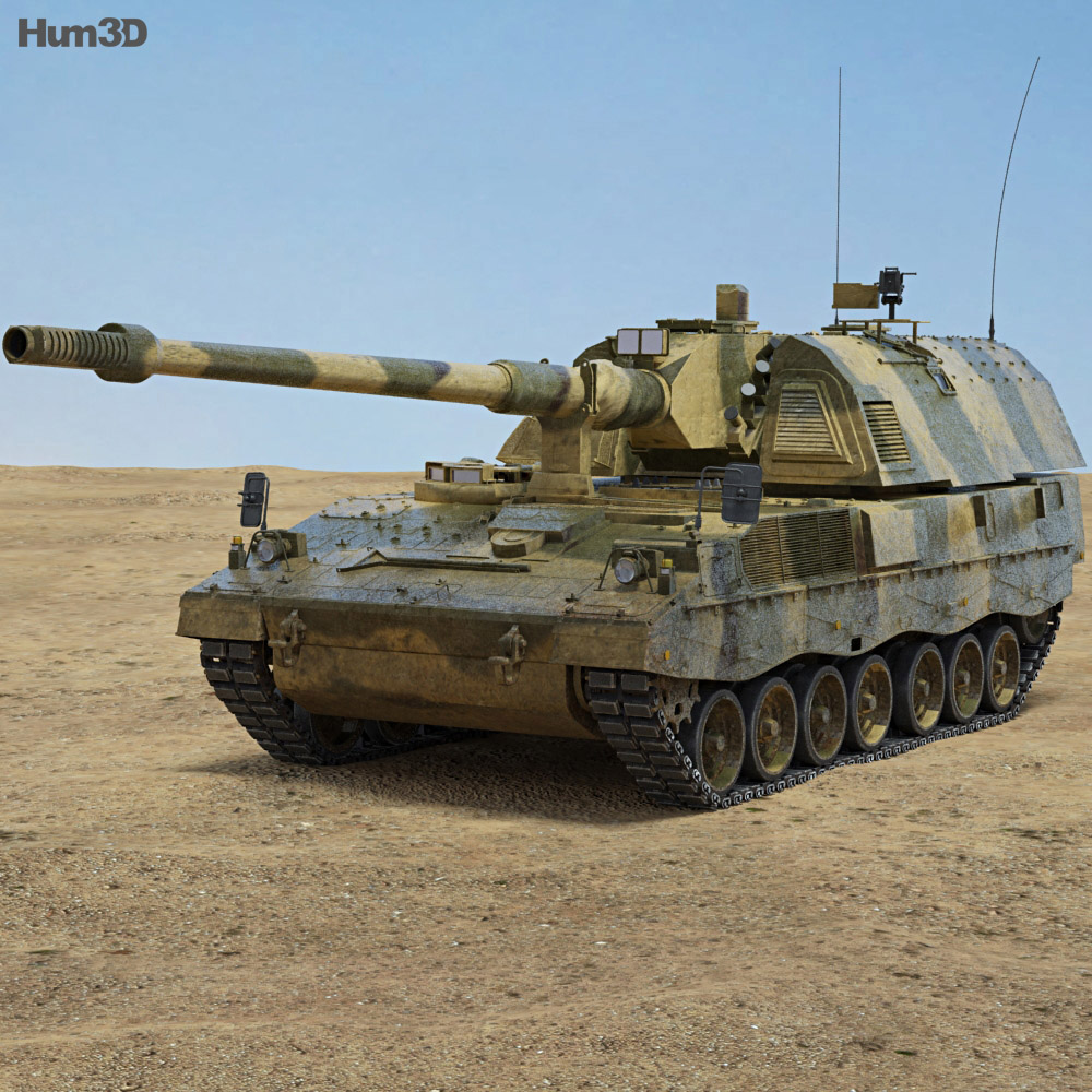 Panzerhaubitze 2000 3d model