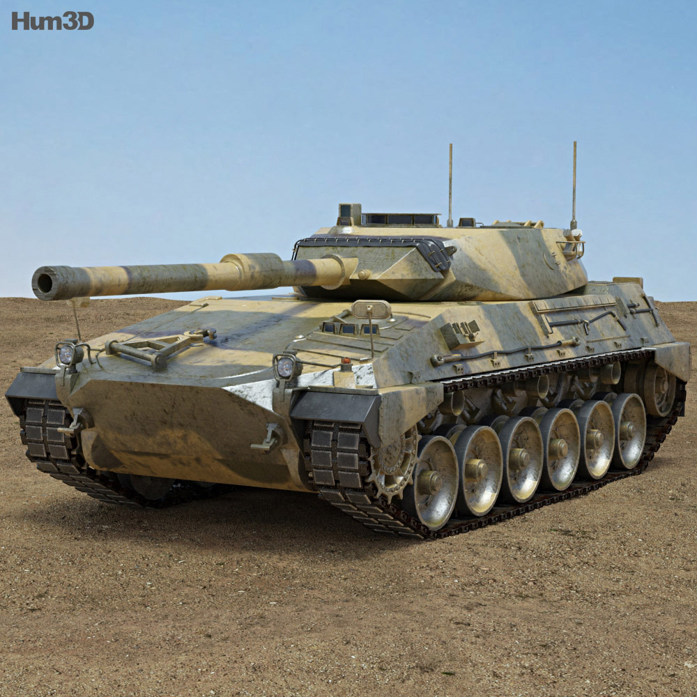 Tanque Argentino Mediano Modèle 3d