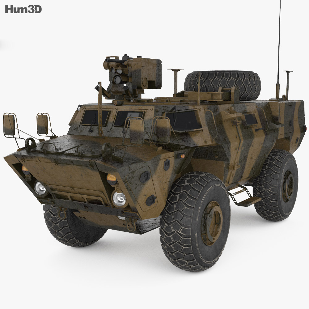 Textron Tactical Armoured Patrol Vehicle 3D模型