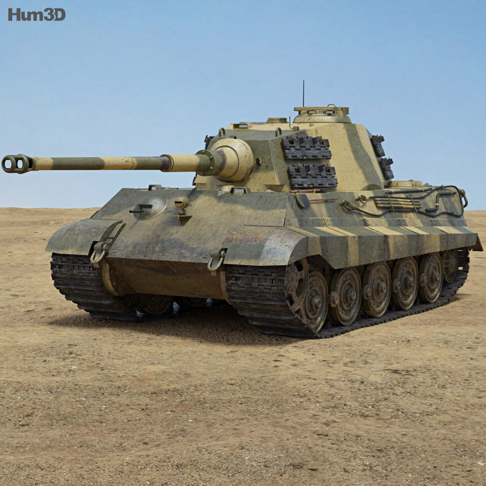 Panzer VI Tiger II Modello 3D