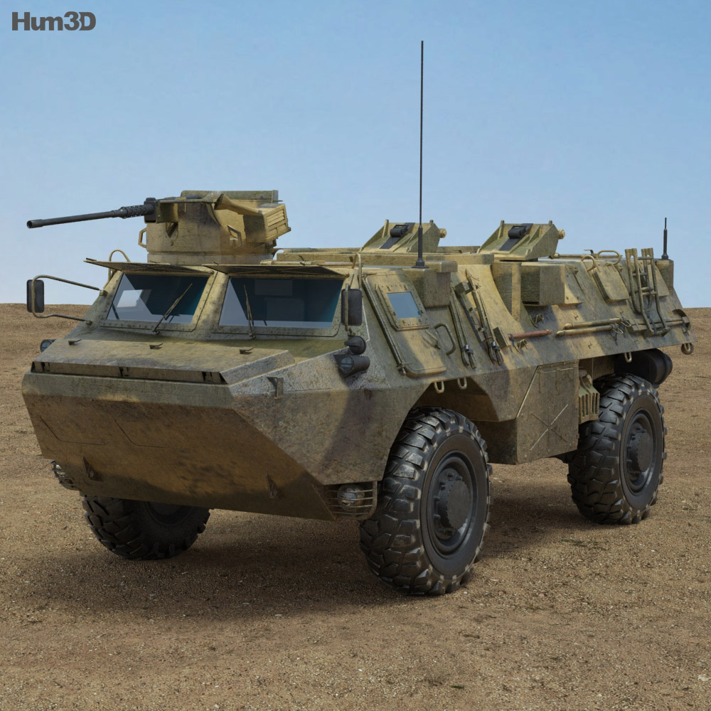 VAB Armoured Personnel Carrier 3d model