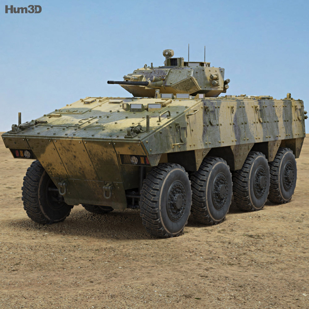 VBCI Infantry Fighting Vehicle 3d model