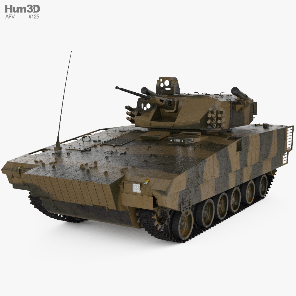 VN17 Infantry Kampffahrzeug 3D-Modell