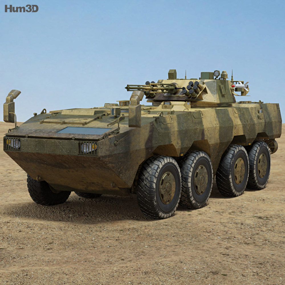 08式歩兵戦闘車 3Dモデル