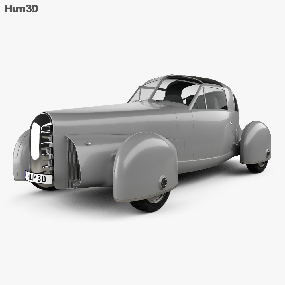 Tasco Прототип 1948 3D Model - Скачать Автомобили На 3DModels.Org