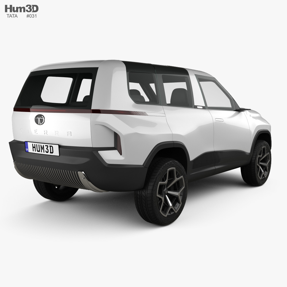 Tata Sierra 2024 3D model Download Vehicles on