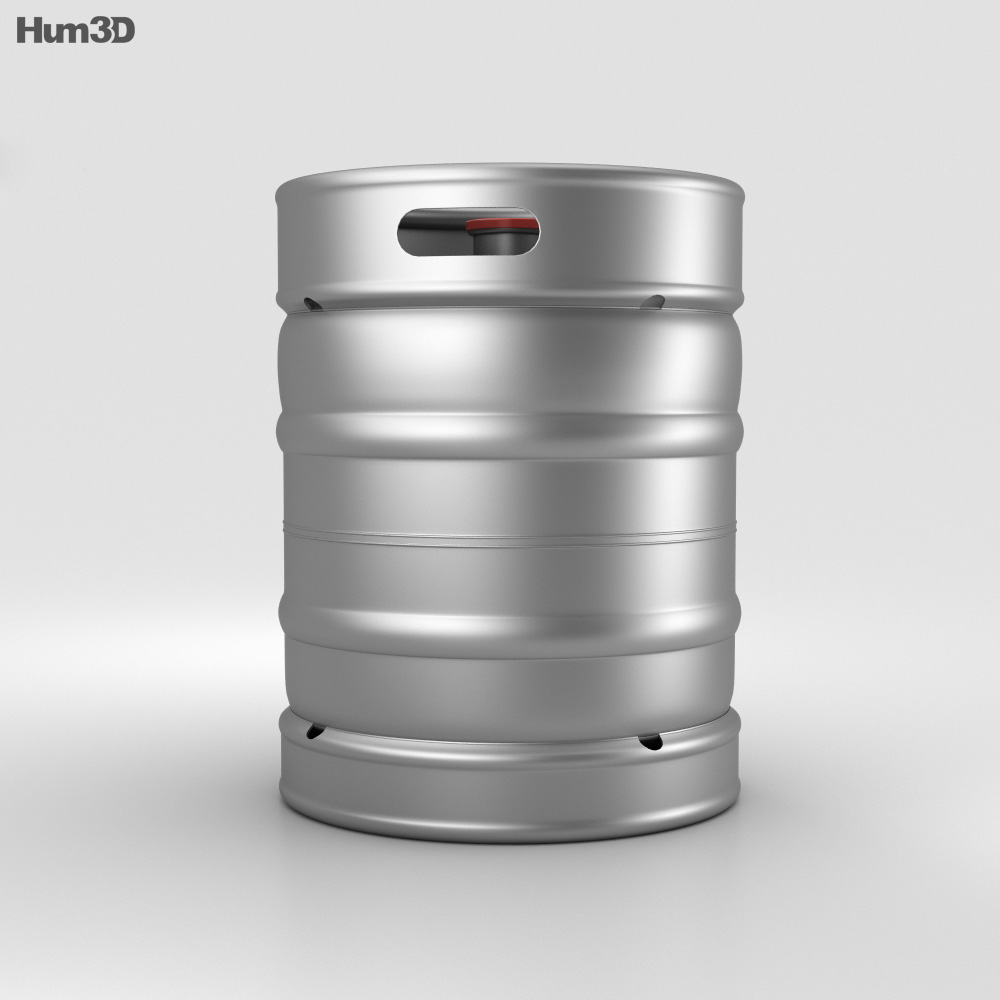 啤酒桶 3D模型