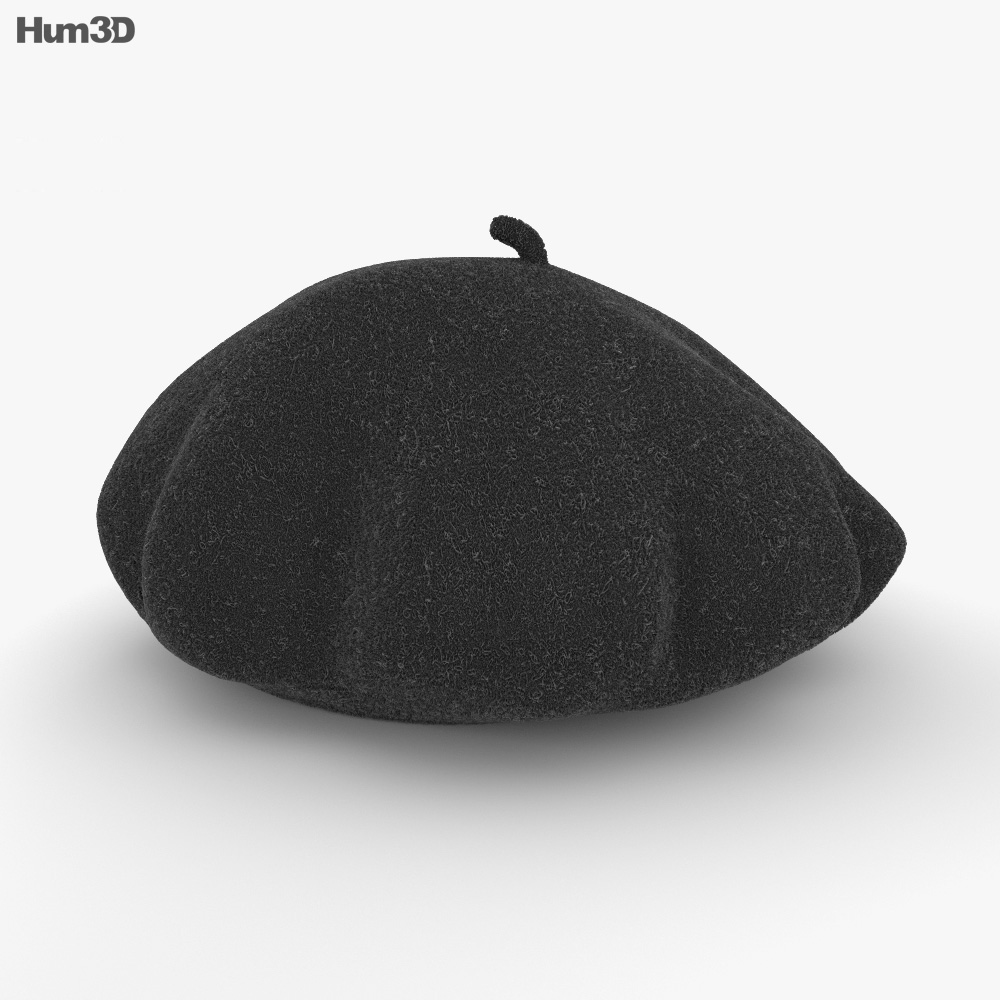 ベレー帽 3Dモデル