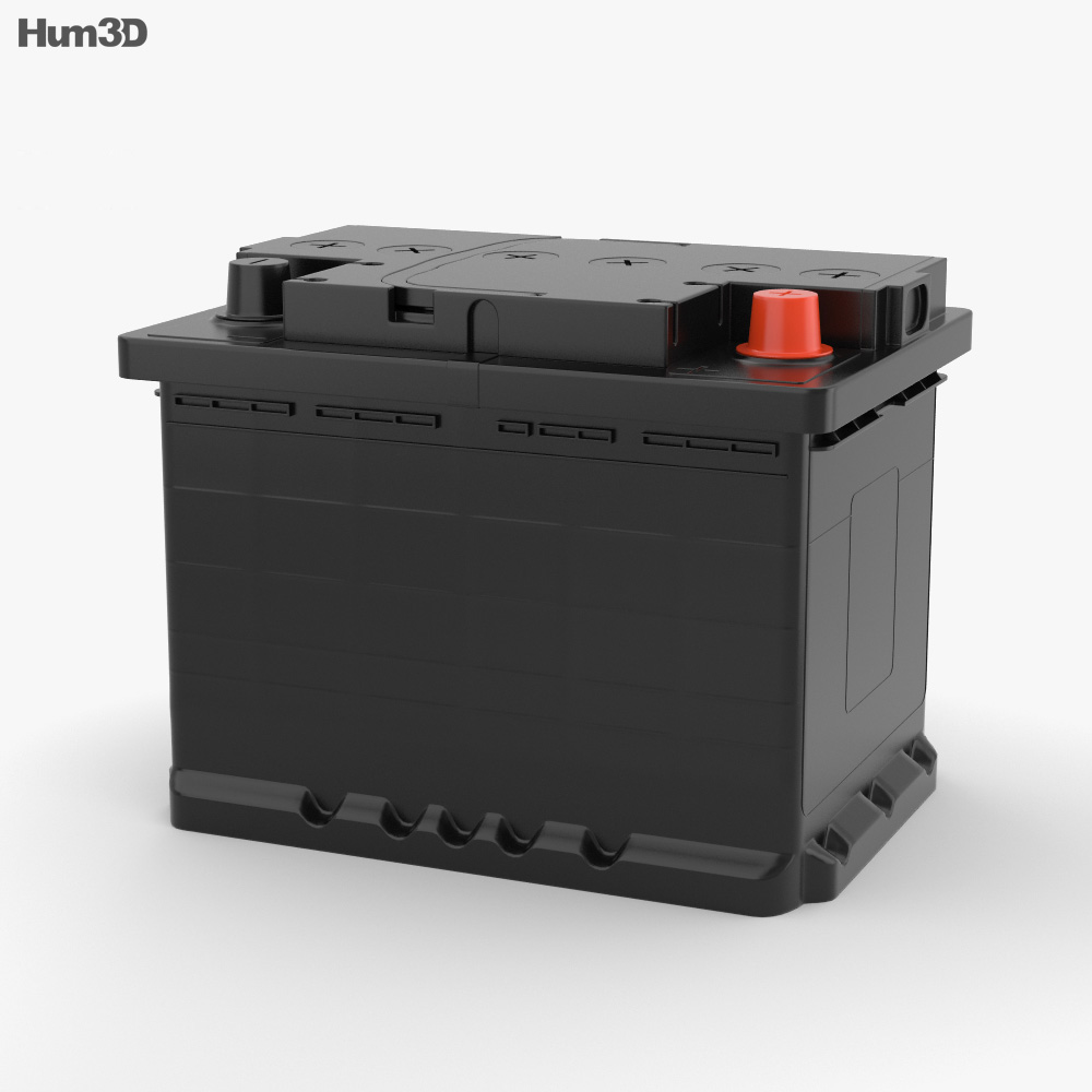 Car Battery 001 3d model