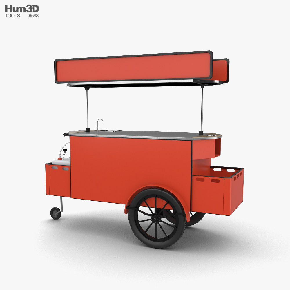 Essenswagen 3D-Modell