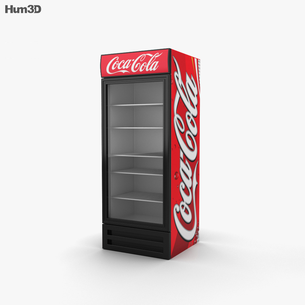 Geladeira Coca-Cola Modelo 3d