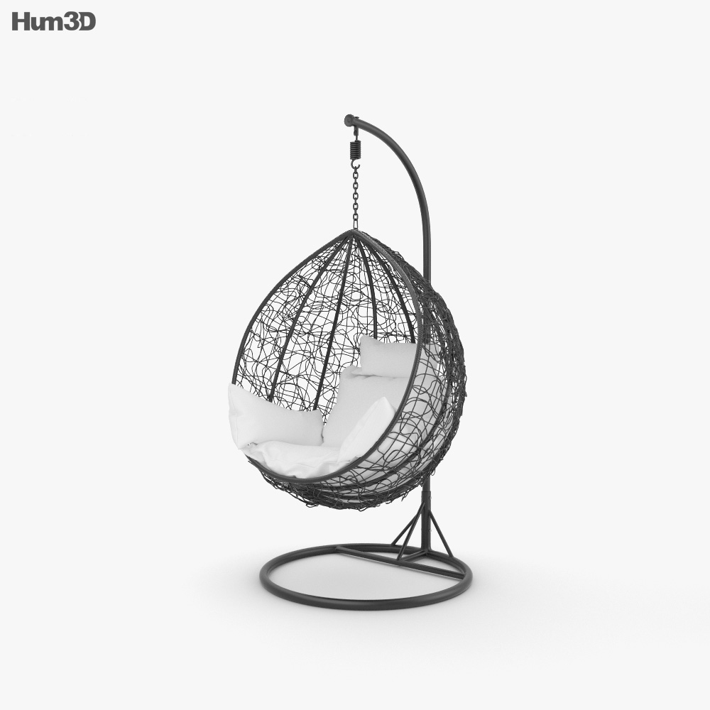 Hanging сhair 3D model - Download Furniture on 3DModels.org