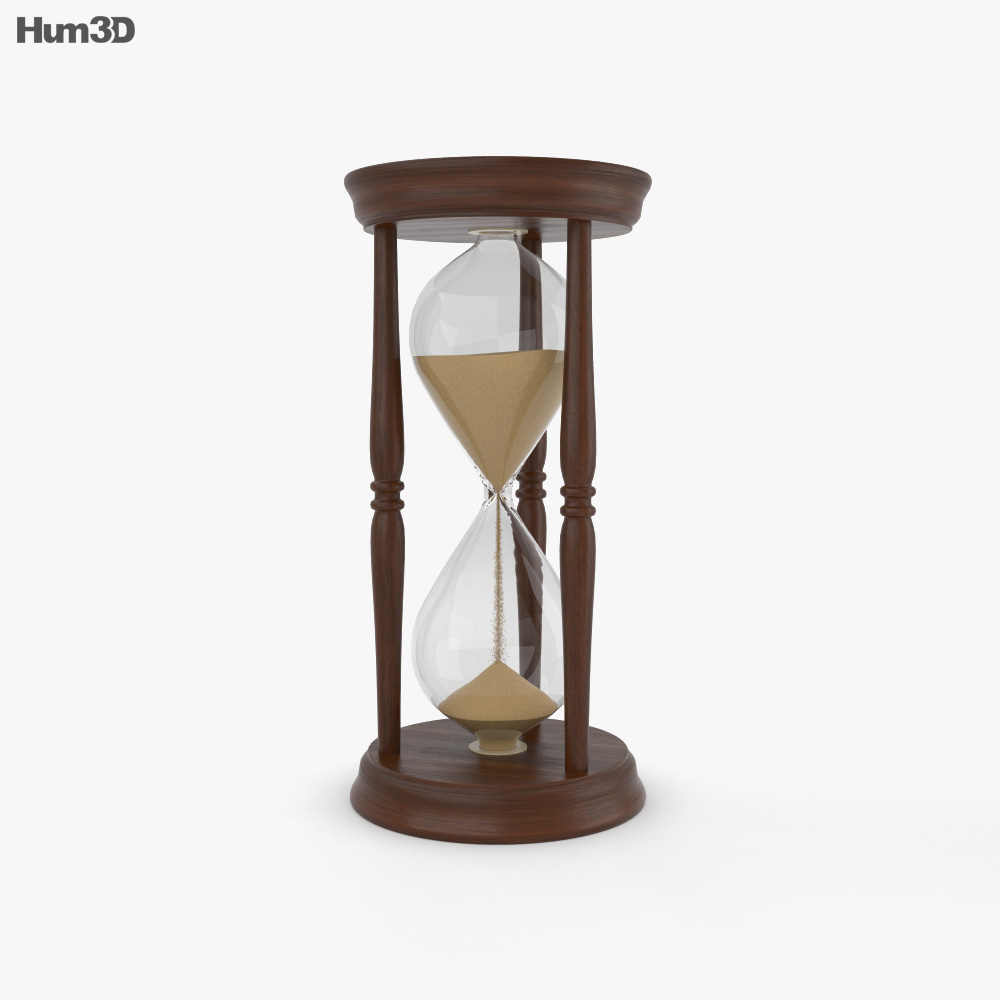 Песочные часы 3D модель