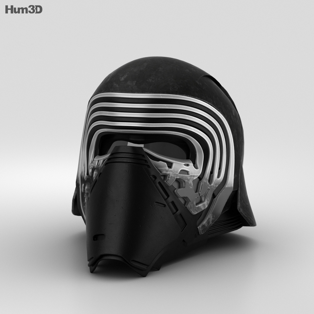 Kylo Ren ヘルメット 3Dモデル