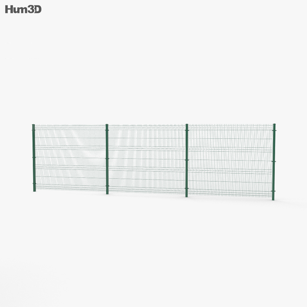 网板围栏 3D模型