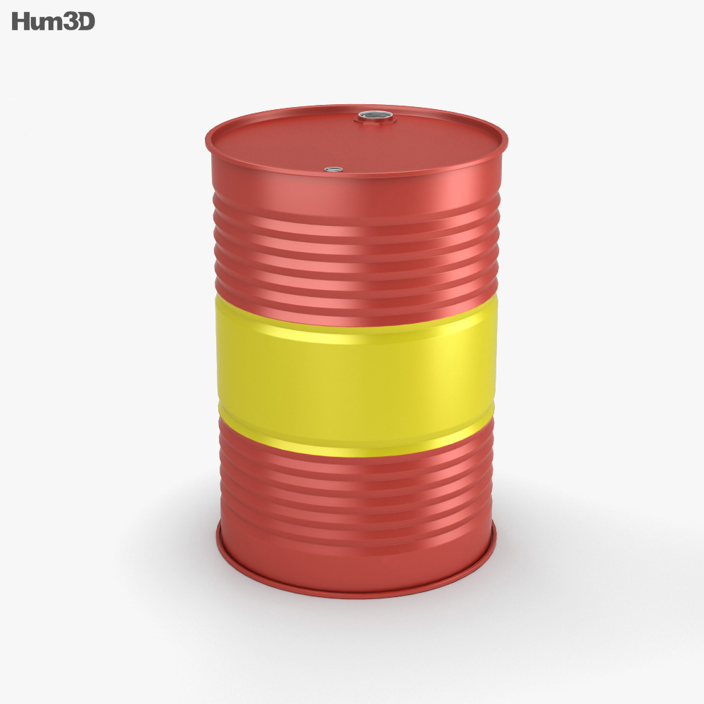 Нефтяная бочка 3D модель