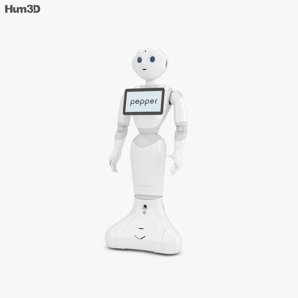 Pepper Robot 3d model
