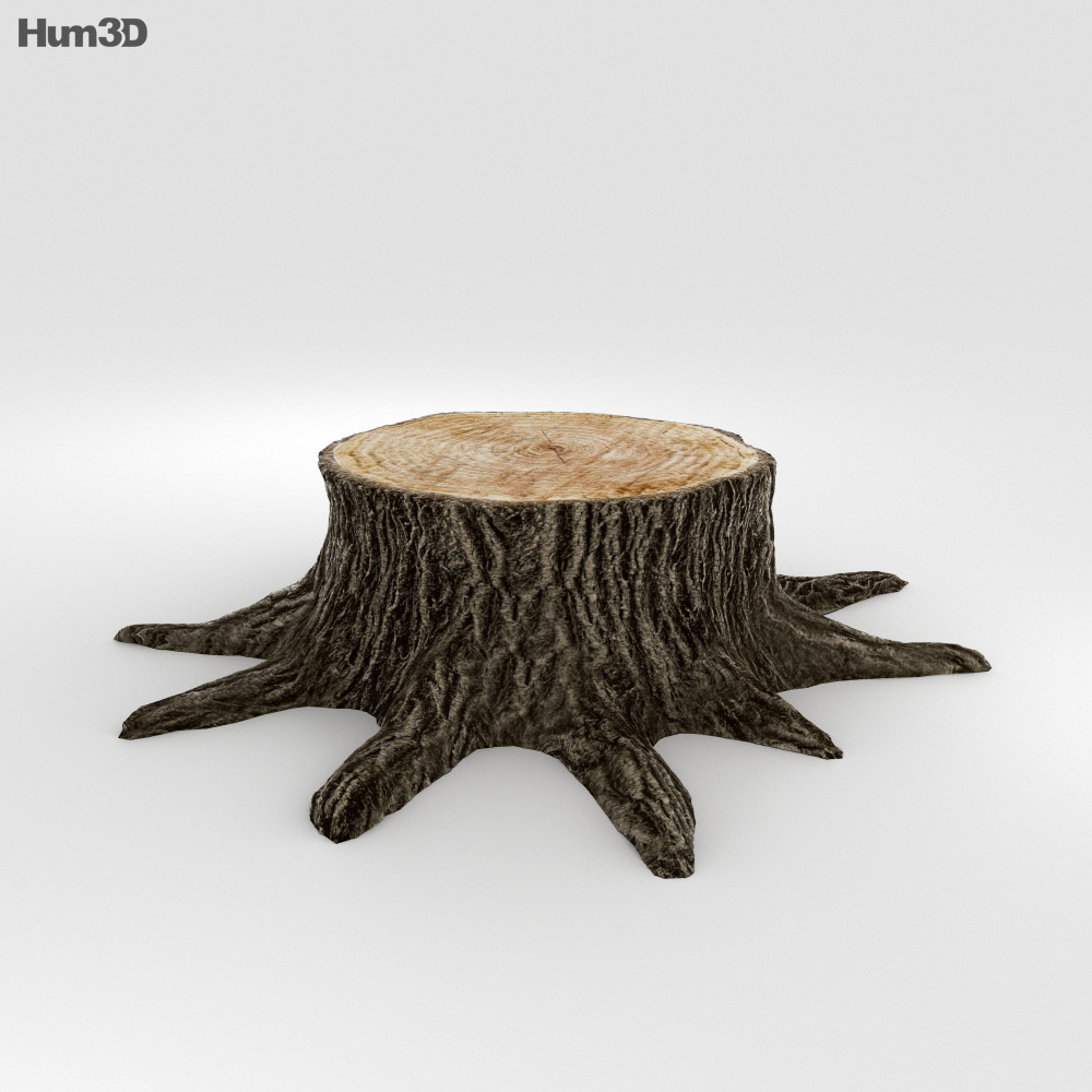 树桩 3D模型