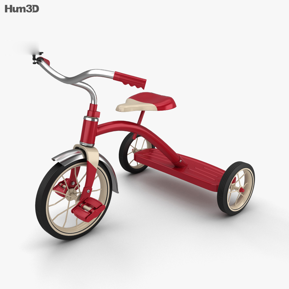 Триколісний велосипед 3D модель