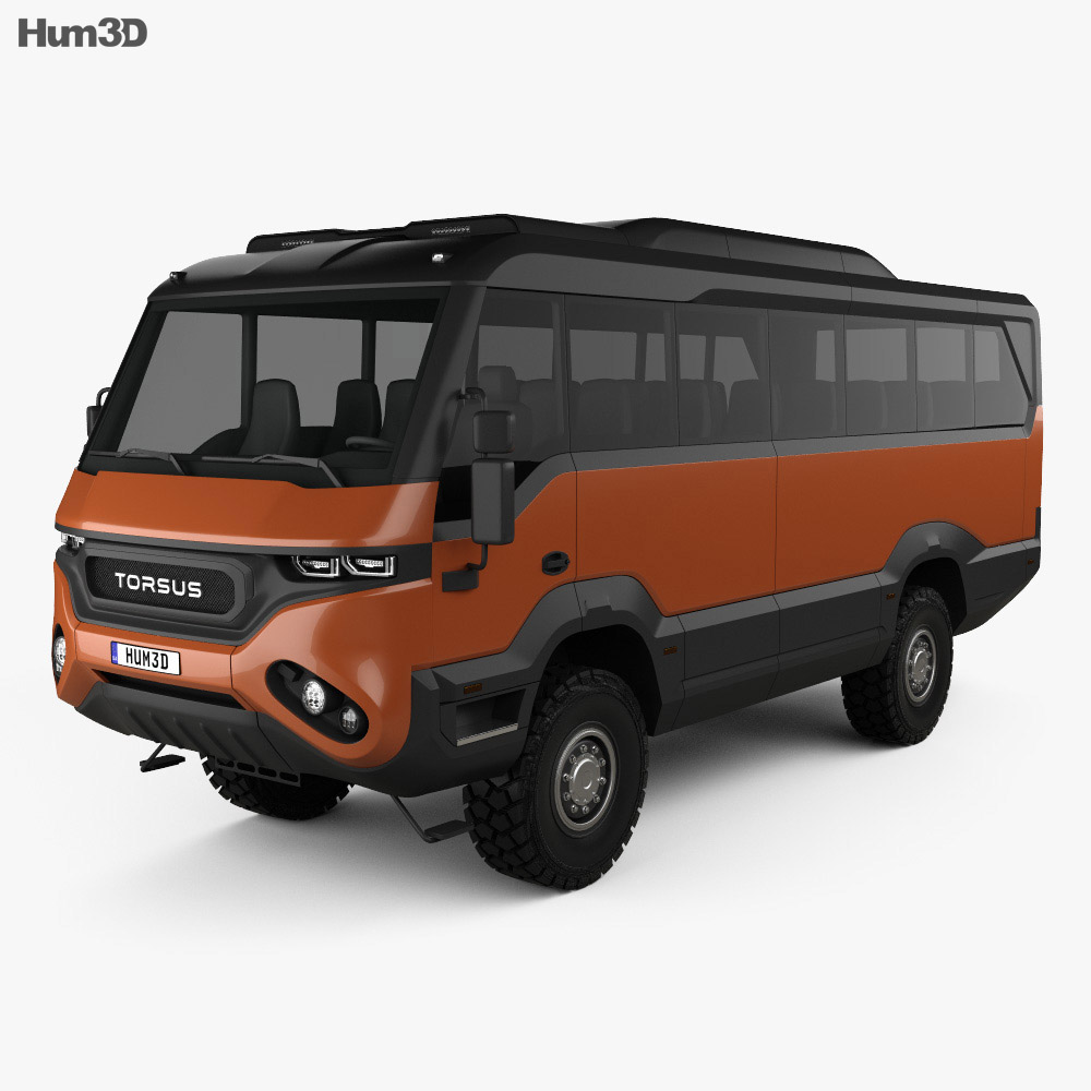 Torsus Praetorian Автобус 2018 3D модель