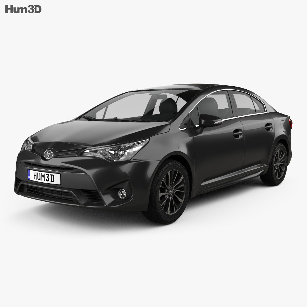 Toyota Avensis (T270) 세단 2019 3D 모델 